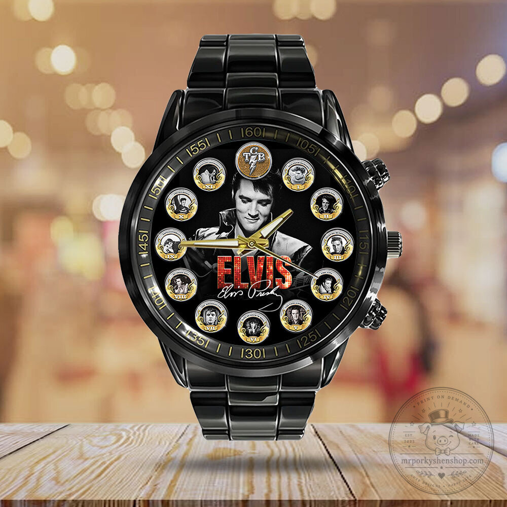 Stainless Steel Watch Inspired by Elvis Presley, The King of Rock and Roll 9 Stainless Steel Watch Inspired by Elvis Presley, The King of Rock and Roll