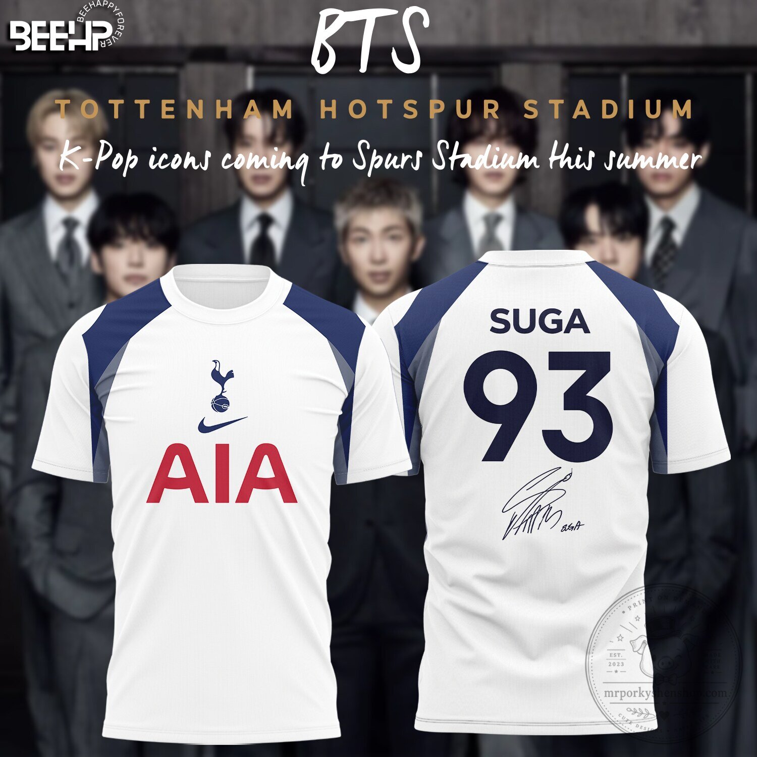 Limited Edition 'ARIRANG' Shirt for BTS WORLD TOUR in London