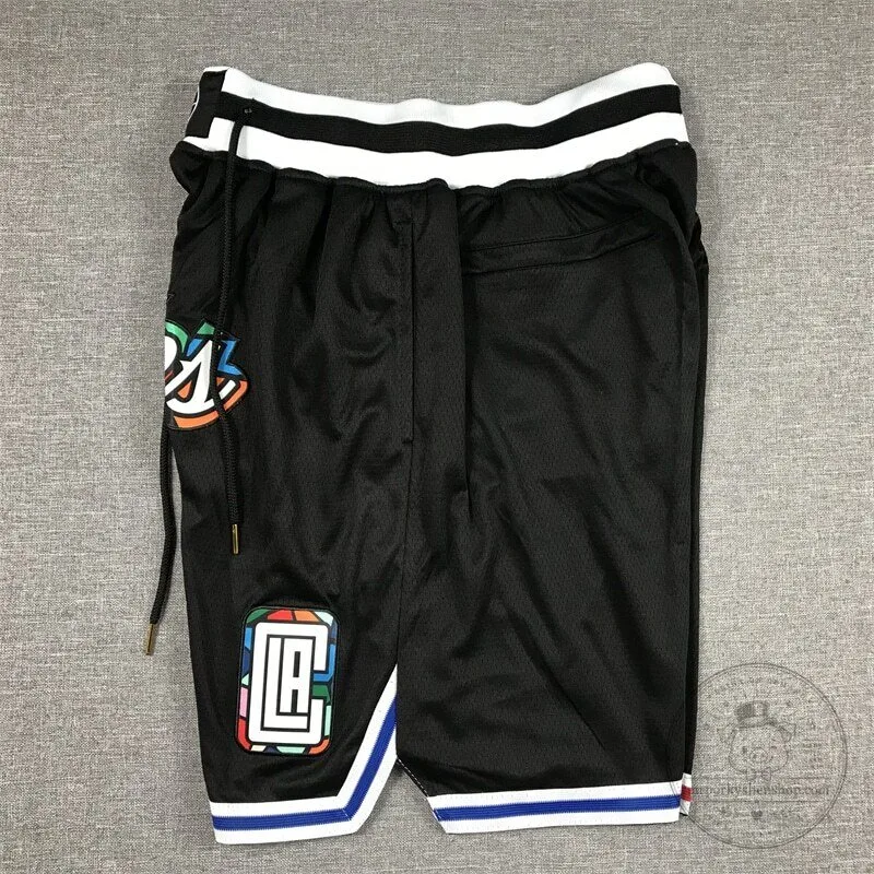 Los Angeles Clippers 2022-23 Black City Edition Basketball Shorts 11 Los Angeles Clippers 2022-23 Black City Edition Basketball Shorts