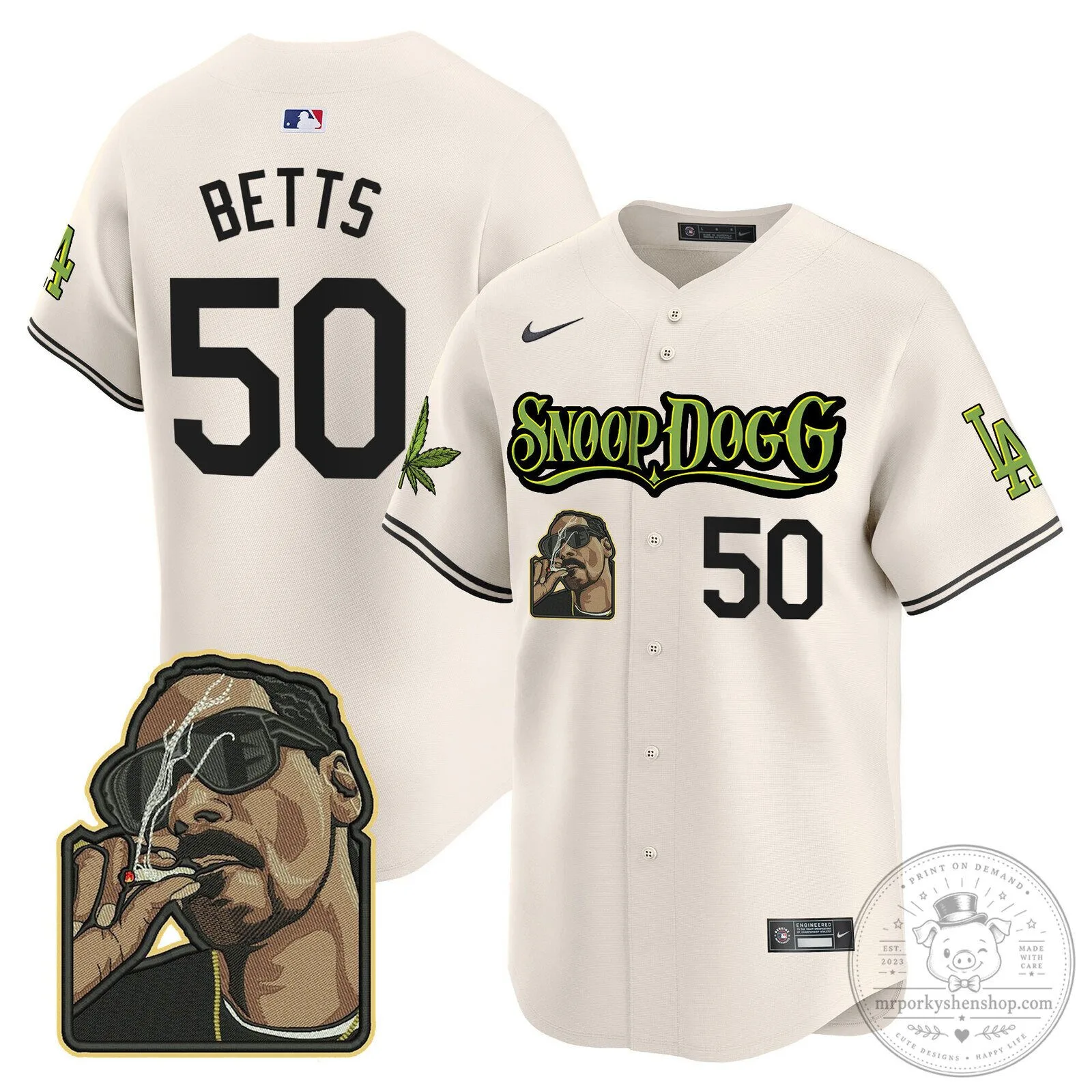 Los Angeles Dodgers Snoop Dogg Ohtani Number 17 Baseball Jersey 52 Los Angeles Dodgers Snoop Dogg Ohtani Number 17 Baseball Jersey