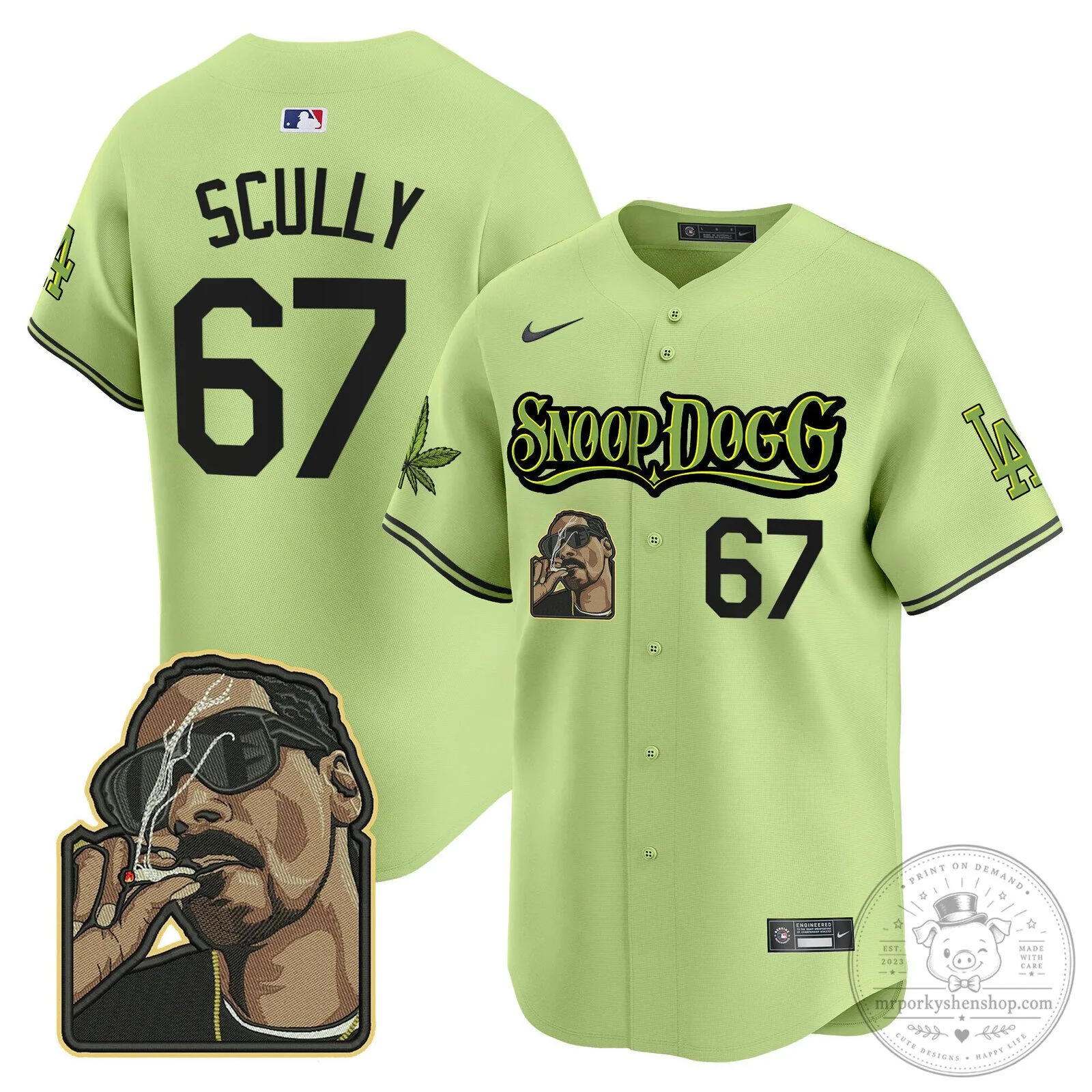 Los Angeles Dodgers Snoop Dogg Ohtani Number 17 Baseball Jersey 63 Los Angeles Dodgers Snoop Dogg Ohtani Number 17 Baseball Jersey