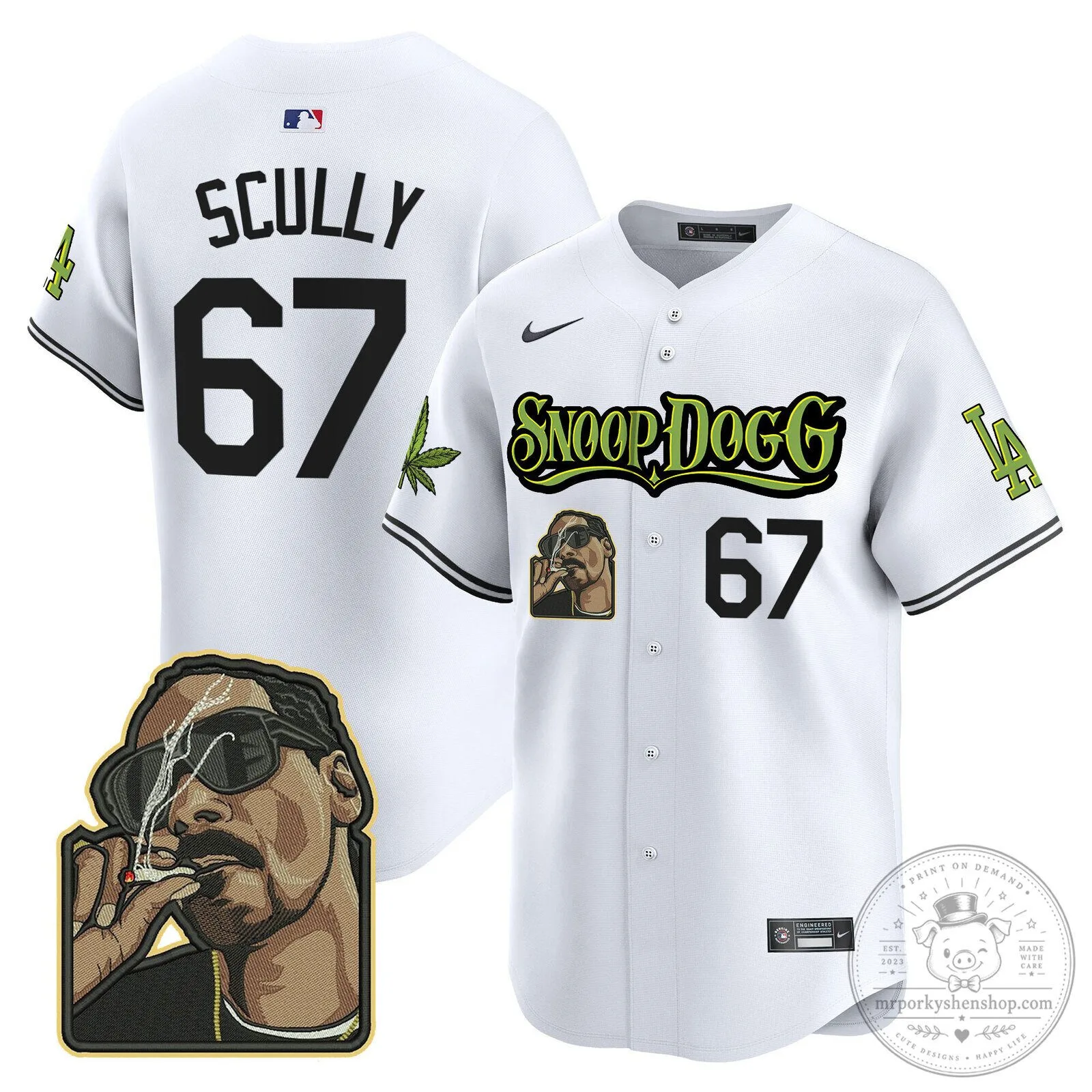 Los Angeles Dodgers Snoop Dogg Ohtani Number 17 Baseball Jersey 81 Los Angeles Dodgers Snoop Dogg Ohtani Number 17 Baseball Jersey