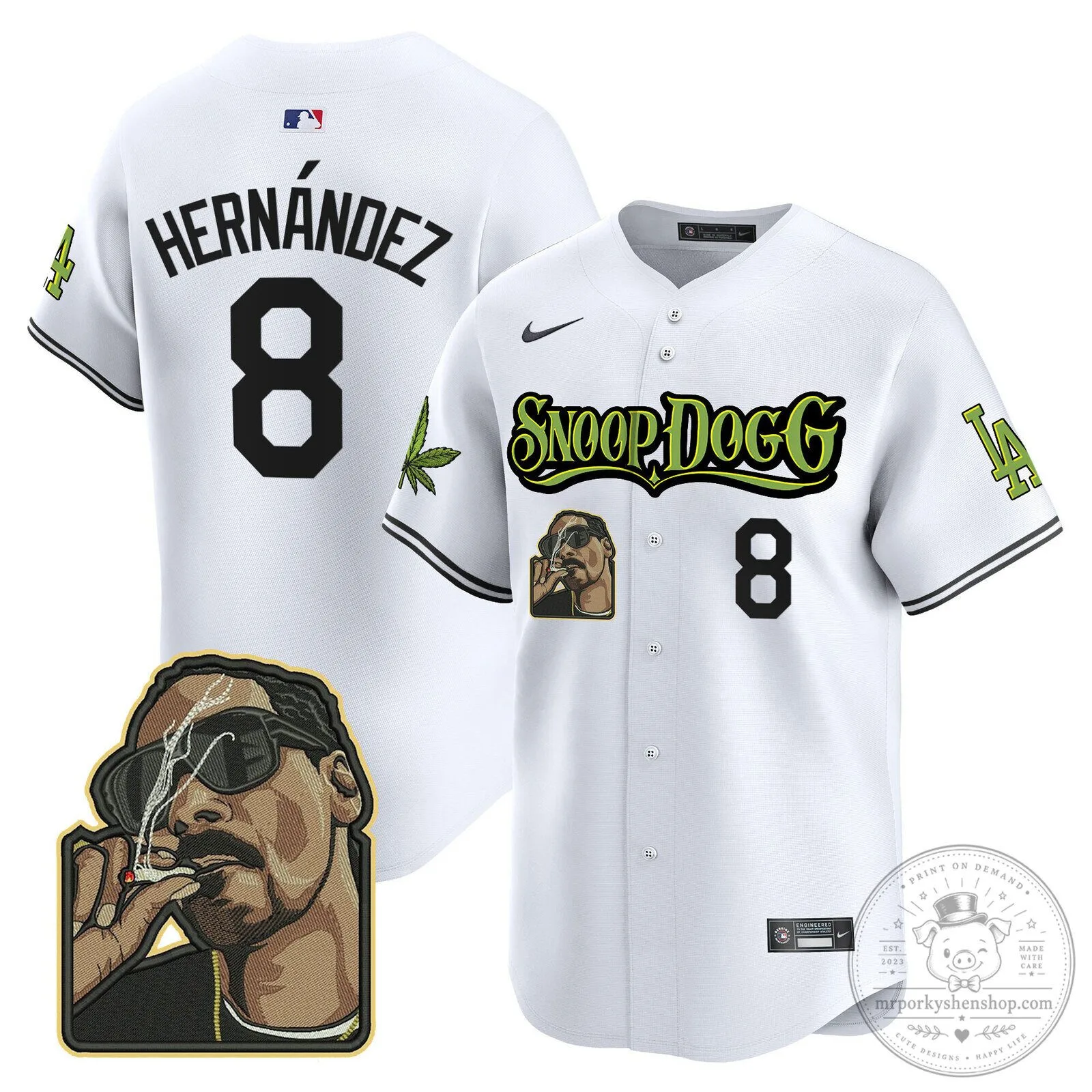 Los Angeles Dodgers Snoop Dogg Ohtani Number 17 Baseball Jersey 82 Los Angeles Dodgers Snoop Dogg Ohtani Number 17 Baseball Jersey