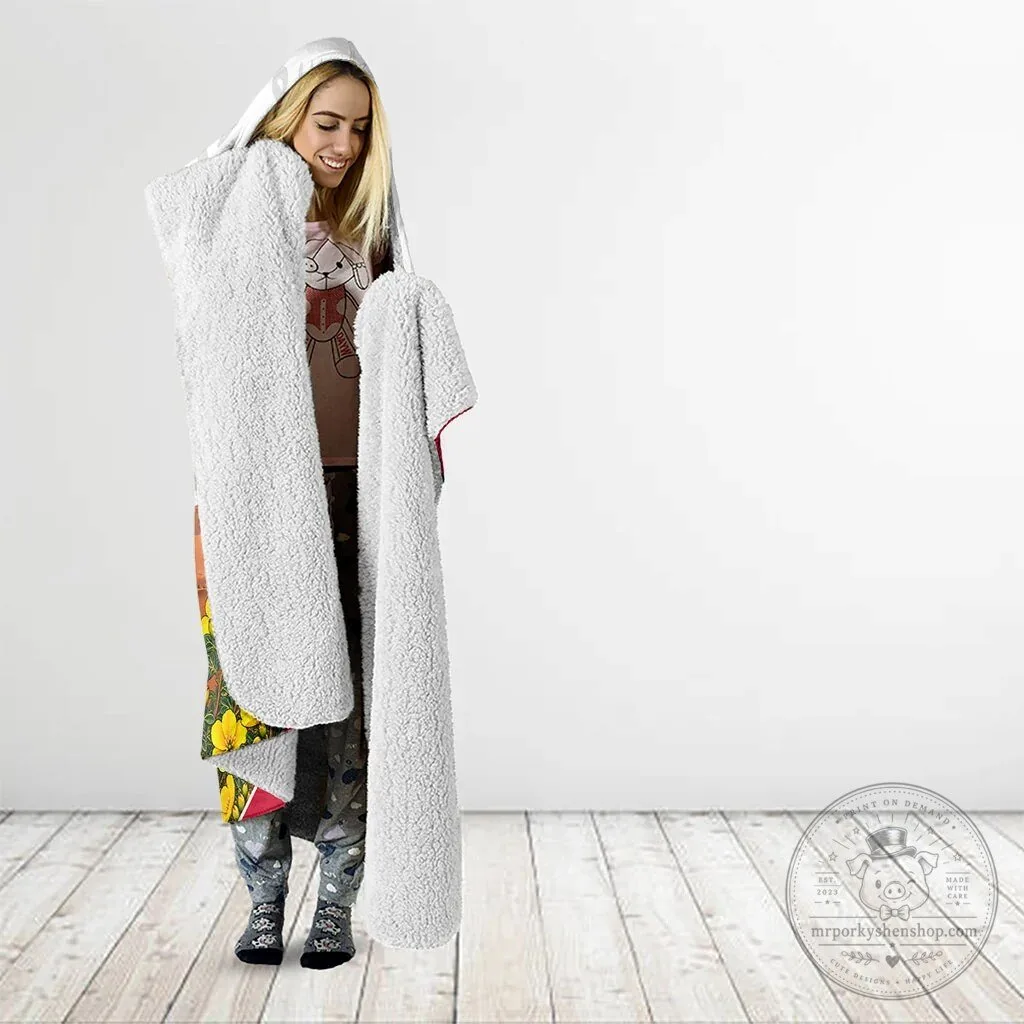 United Arab Emirates National Day Arabian Oryx Hooded Blanket 13 United Arab Emirates National Day Arabian Oryx Hooded Blanket