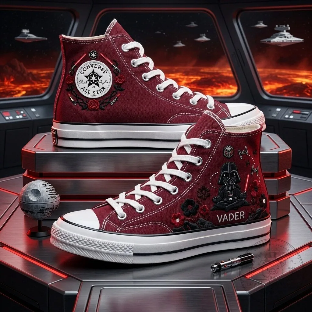 Star Wars Darth Vader Converse Chuck Taylor All Star High Top Shoes 3 Star Wars Darth Vader Converse Chuck Taylor All Star High Top Shoes