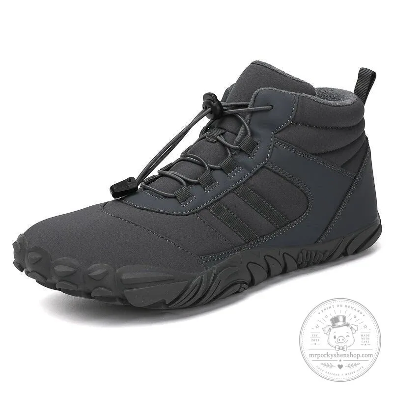 Men's Winter Barefoot Zero Drop Outdoor Hiking Boots 21 Men