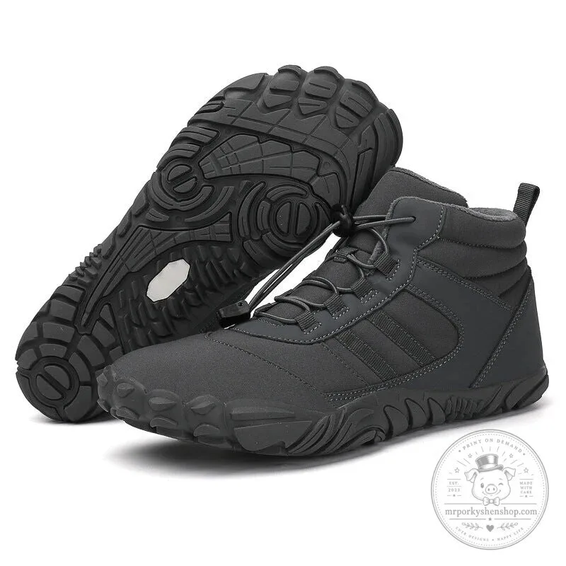 Men's Winter Barefoot Zero Drop Outdoor Hiking Boots 25 Men