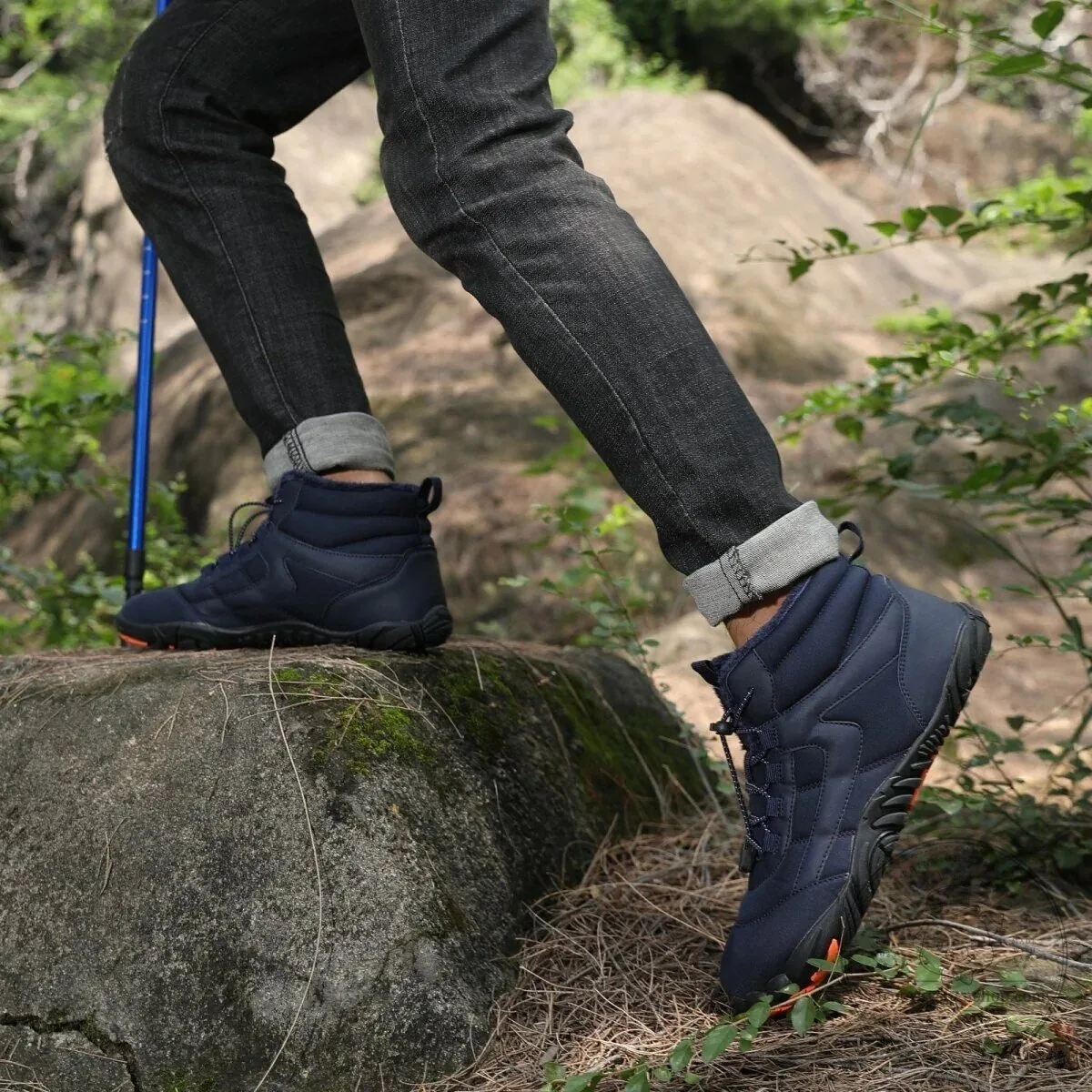 Men's Winter Barefoot Zero Drop Outdoor Hiking Boots 27 Men