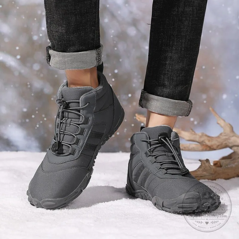 Men's Winter Barefoot Zero Drop Outdoor Hiking Boots 28 Men