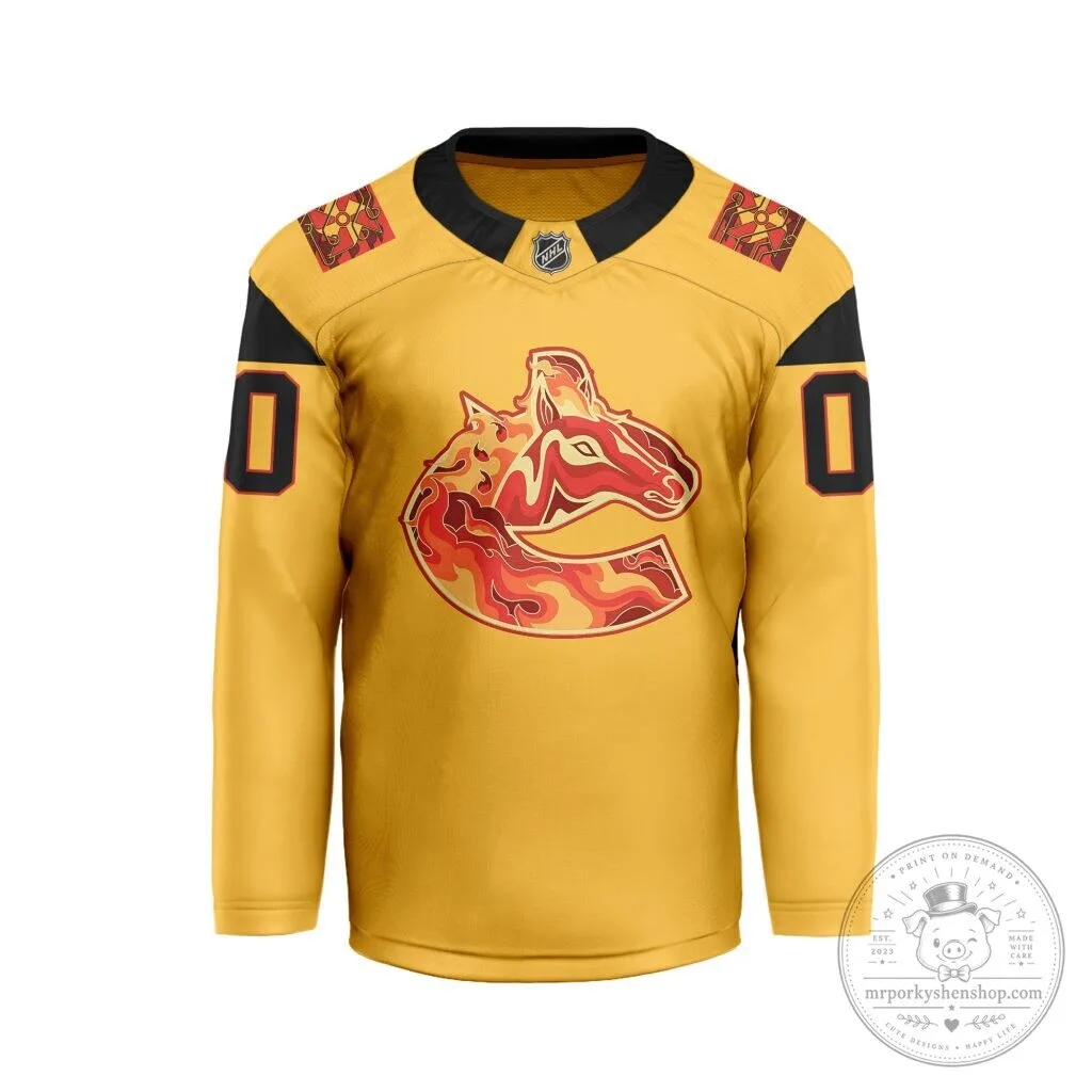 Vancouver Canucks Lunar New Year Hockey Jersey
