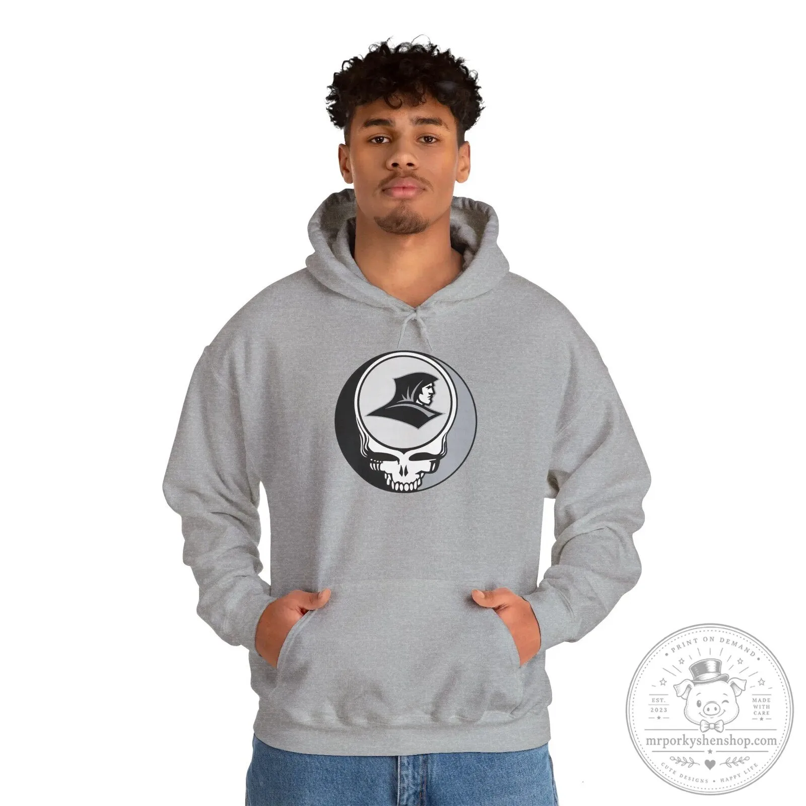 Providence College Friars Grateful Dead Style Skull Hoodie 13 Providence College Friars Grateful Dead Style Skull Hoodie