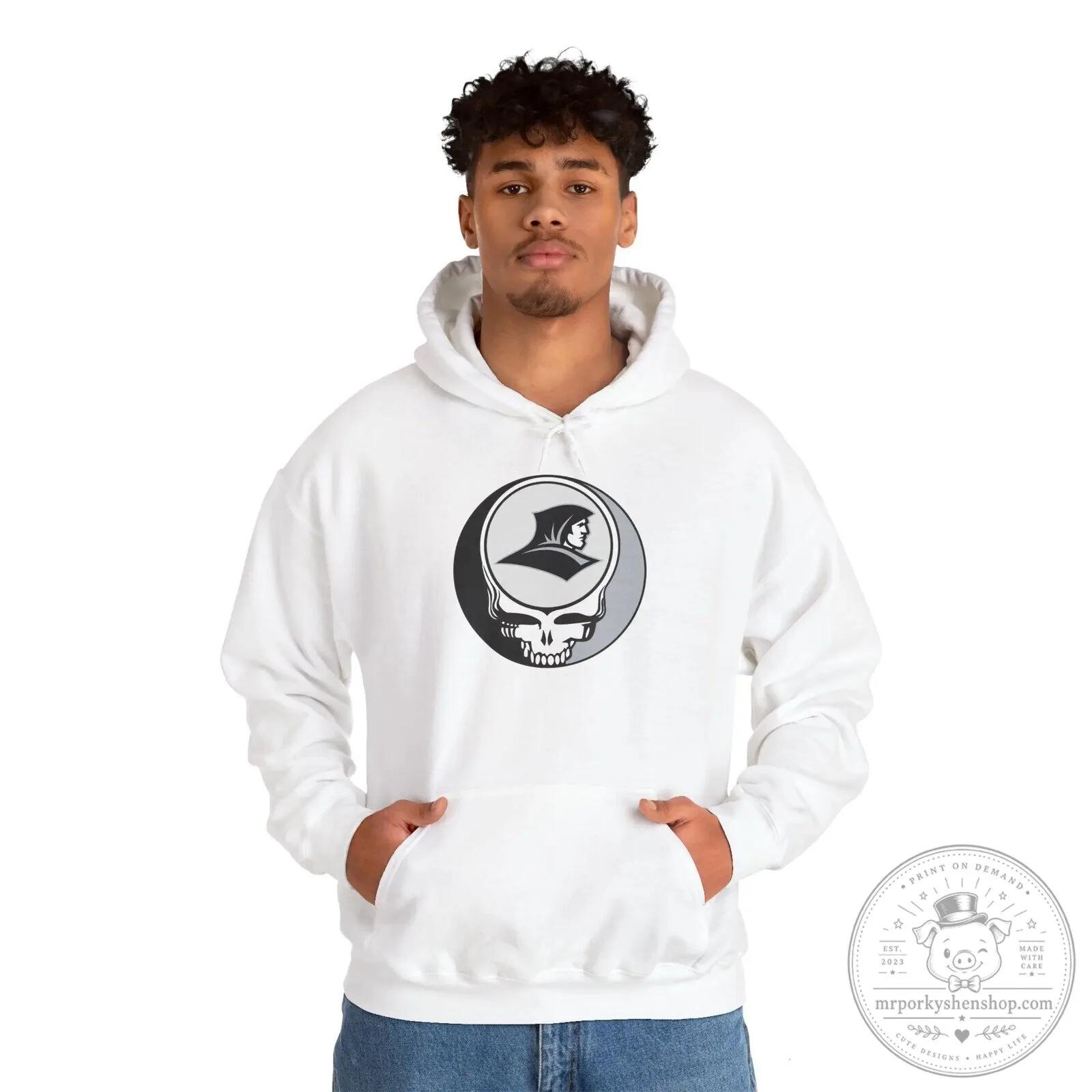 Providence College Friars Grateful Dead Style Skull Hoodie 14 Providence College Friars Grateful Dead Style Skull Hoodie