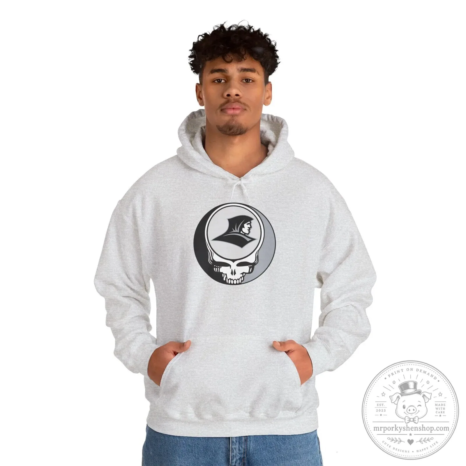 Providence College Friars Grateful Dead Style Skull Hoodie 17 Providence College Friars Grateful Dead Style Skull Hoodie