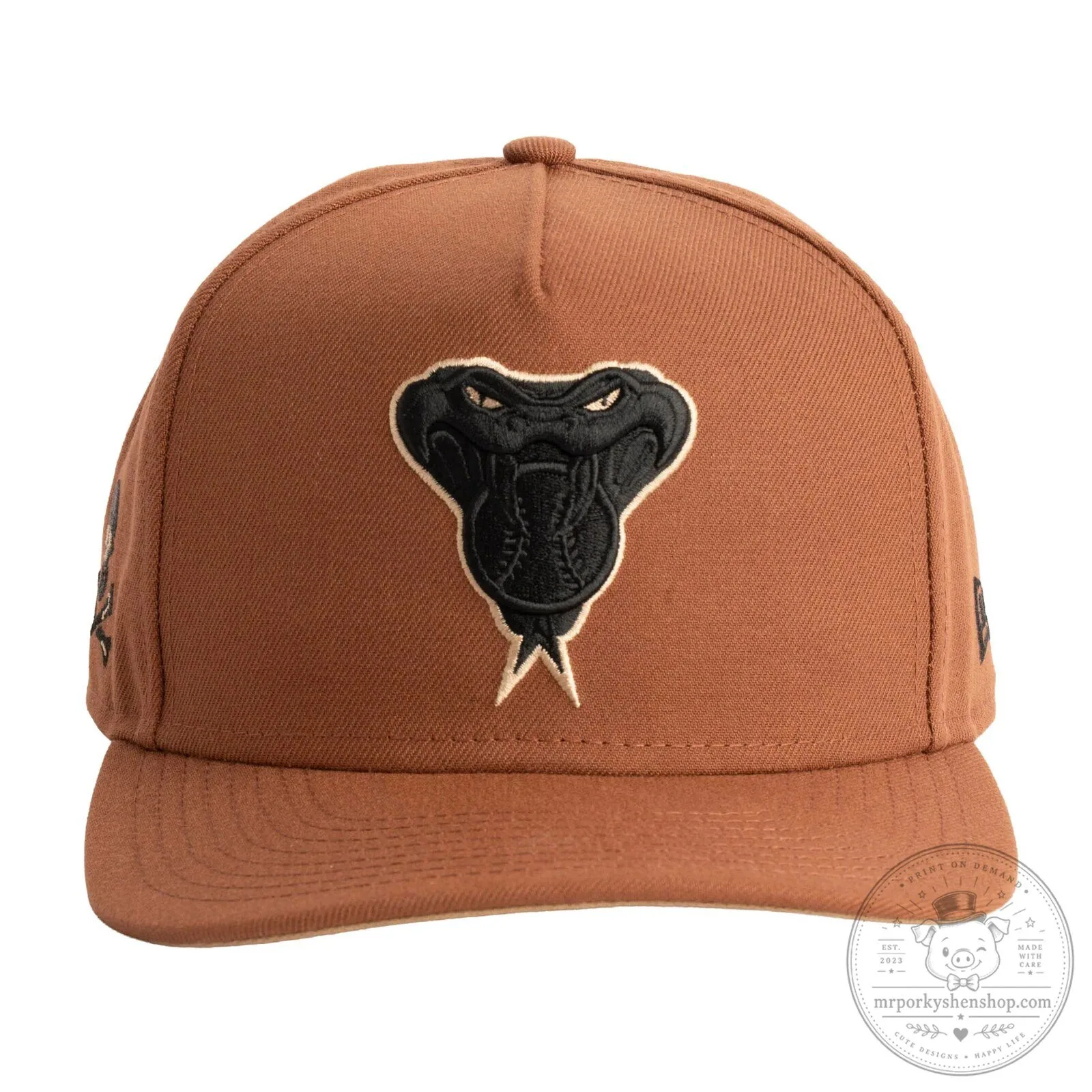 Arizona Diamondbacks Snake Jolly Roger Embroidered Brown Snapback Cap Hat 11 Arizona Diamondbacks Snake Jolly Roger Embroidered Brown Snapback Cap Hat