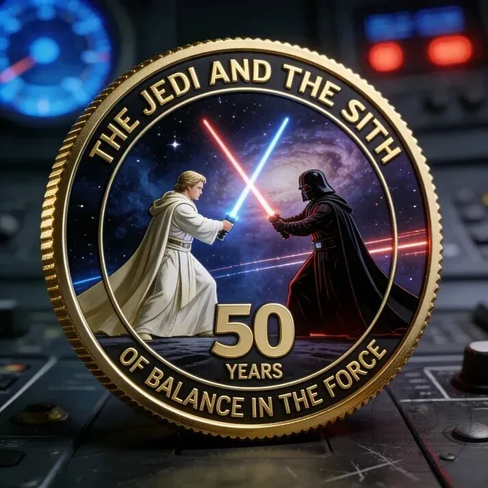 Star Wars Jedi and Sith 50 Years of Balance in the Force Commemorative Coin