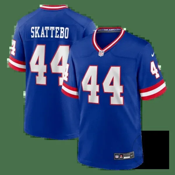 Cam Skattebo Royal Blue Football Jersey with Number 44 17 Cam Skattebo Royal Blue Football Jersey with Number 44
