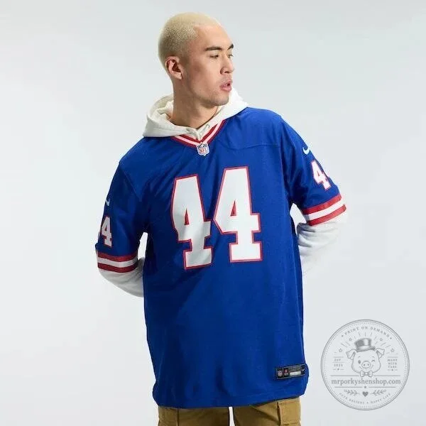 Cam Skattebo Royal Blue Football Jersey with Number 44 18 Cam Skattebo Royal Blue Football Jersey with Number 44