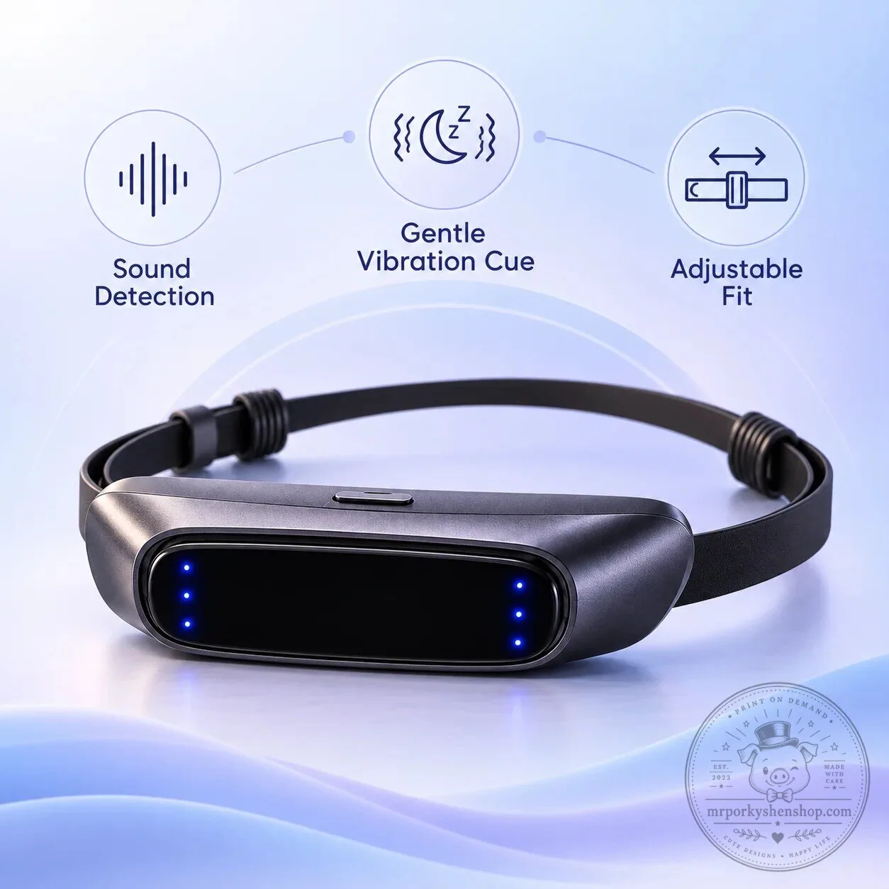 Smart Anti-Snoring Wearable Device with Intelligent Sound Sensor and Gentle Vibration 12 Smart Anti-Snoring Wearable Device with Intelligent Sound Sensor and Gentle Vibration