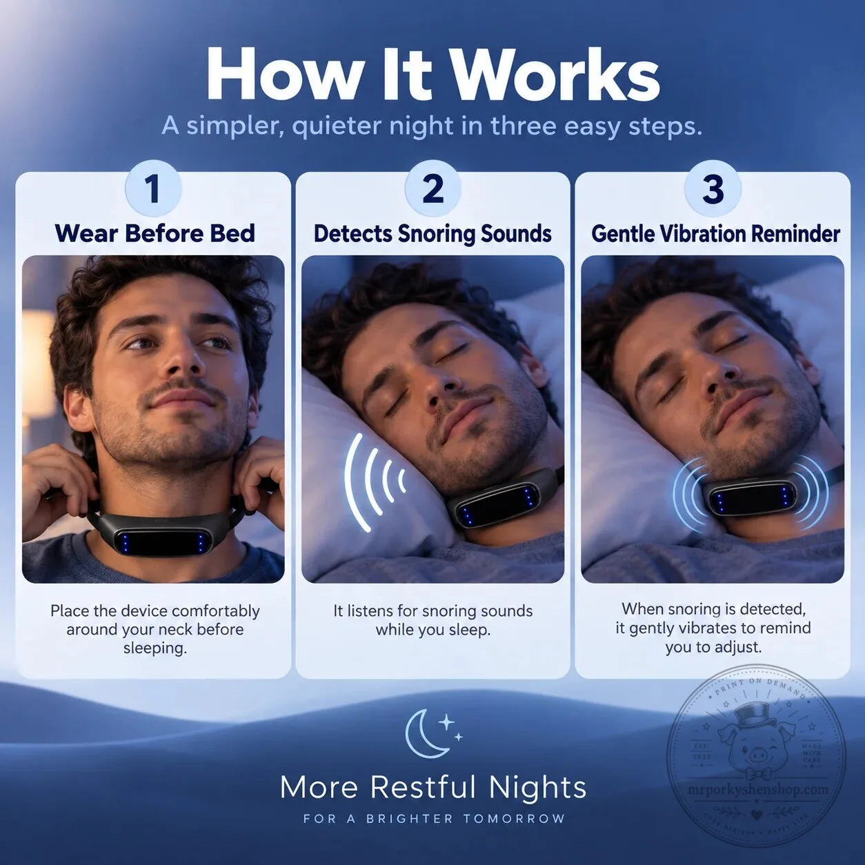 Smart Anti-Snoring Wearable Device with Intelligent Sound Sensor and Gentle Vibration 13 Smart Anti-Snoring Wearable Device with Intelligent Sound Sensor and Gentle Vibration