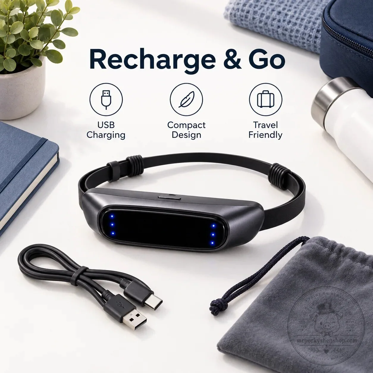 Smart Anti-Snoring Wearable Device with Intelligent Sound Sensor and Gentle Vibration 16 Smart Anti-Snoring Wearable Device with Intelligent Sound Sensor and Gentle Vibration