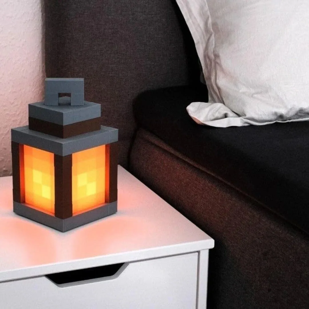 Minecraft Pixel Torch Light-Up Wall Decor for Gaming Room 26 Minecraft Pixel Torch Light-Up Wall Decor for Gaming Room