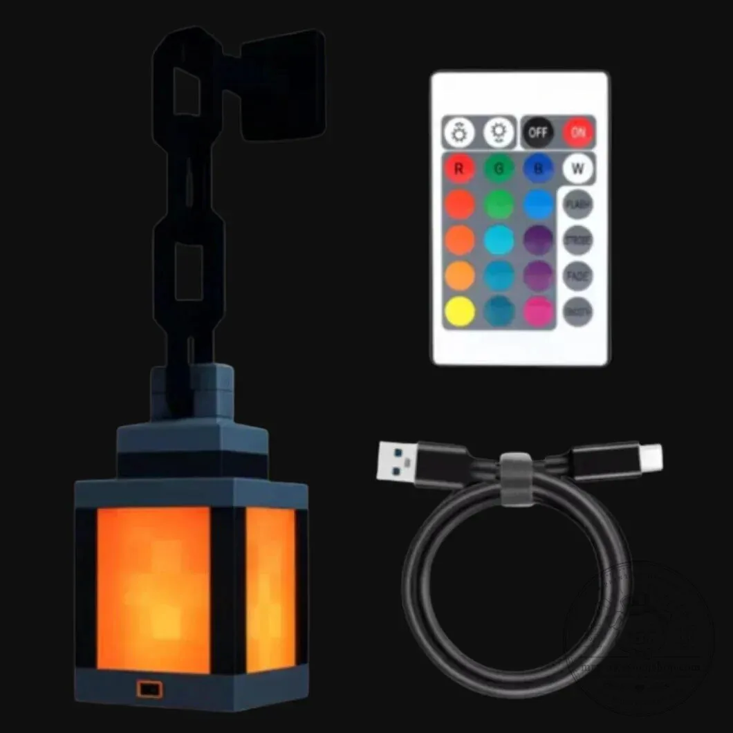 Minecraft Pixel Torch Light-Up Wall Decor for Gaming Room 29 Minecraft Pixel Torch Light-Up Wall Decor for Gaming Room